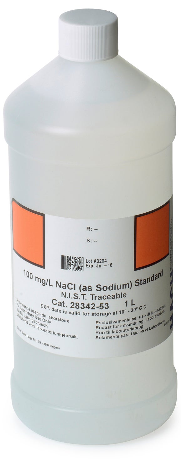 9245/9240 Πρότυπο διάλυµα νατρίου, 100 mg/L, 1 L