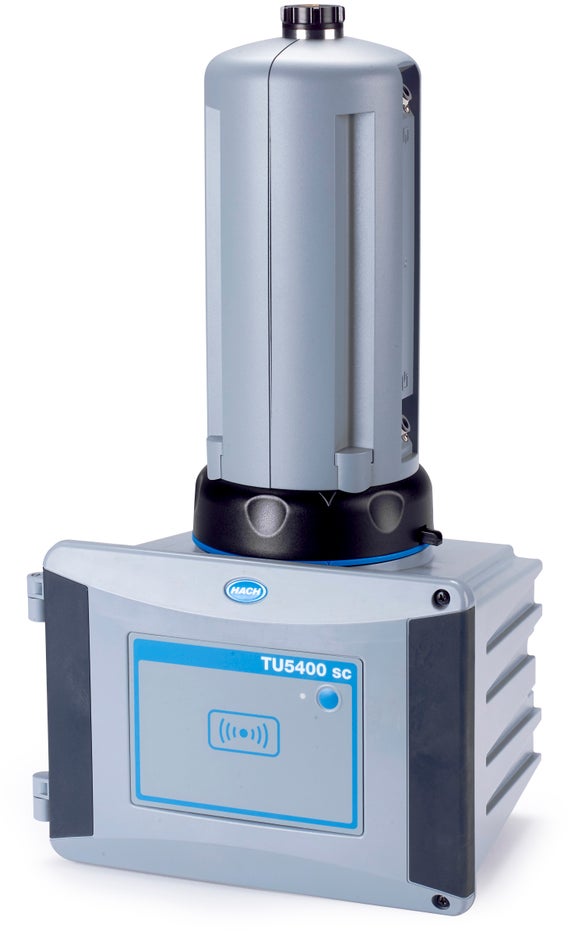 TU5300sc θολόµετρο λέιζερ χαµηλού εύρους µε αισθητήριο ροής, αυτόµατο καθαρισµό, RFID και έλεγχο συστήµατος, έκδοση ISO