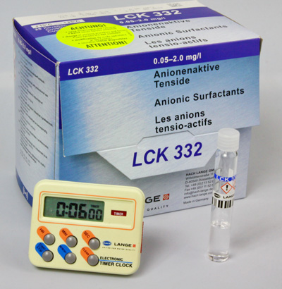 LCK332 Μη ανιονικά τασιενεργά με νέο εύρος μέτρησης 0.05 - 2 mg/l (MBAS)