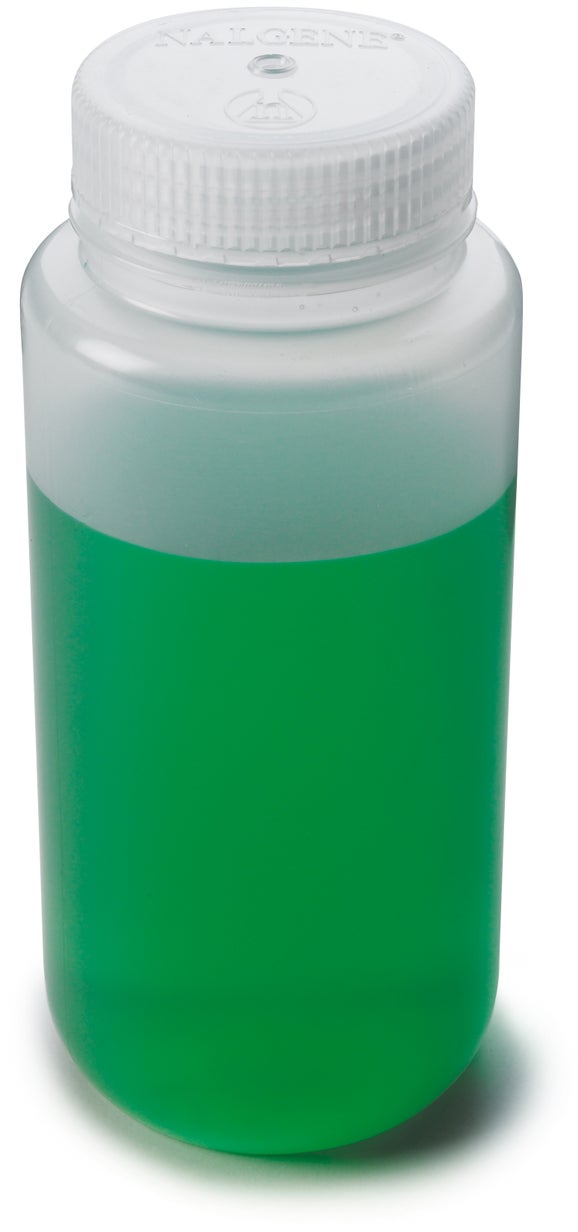 Laboratory Bottles, Polypropylene, Autoclavable, Wide Mouth, 1 L, 6/pk